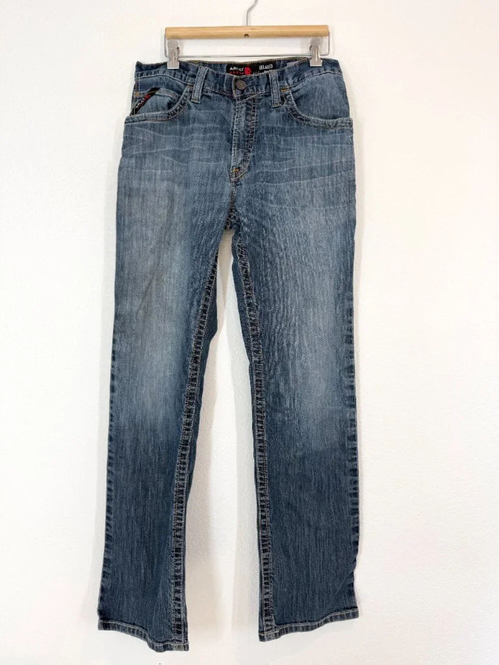 Ariat FR Jeans Mens Size 32 M4 Relaxed Bootcut Flame Resistant Workwear Western